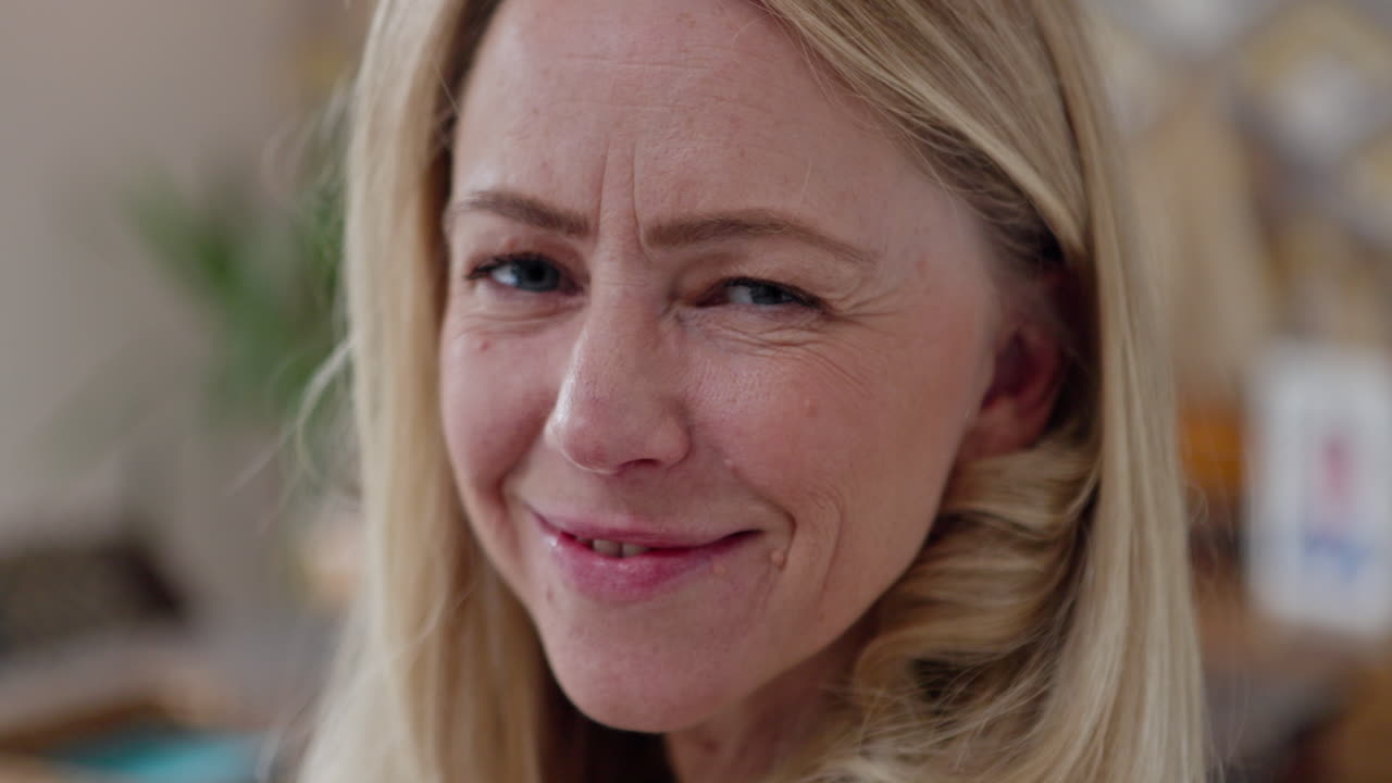 Woman using a smartphone indoors