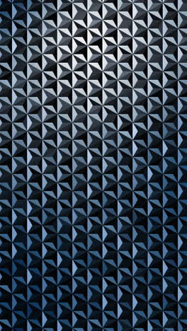 abstract geometric background triangles in gray and black tones in minimalistic style. 3d star figure. loop animation. vertical video.