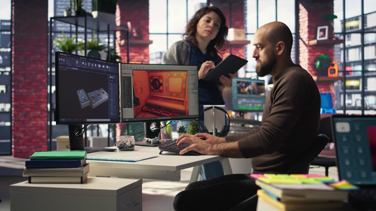 Game developer utilizes AI generated program to design spaceship station