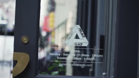 editorial streetwear sign in new york city