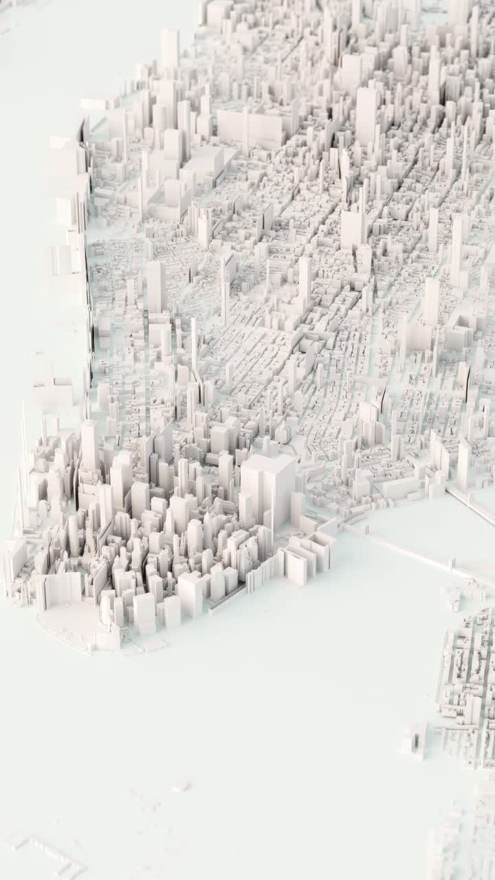 뉴욕시의 3D 모델