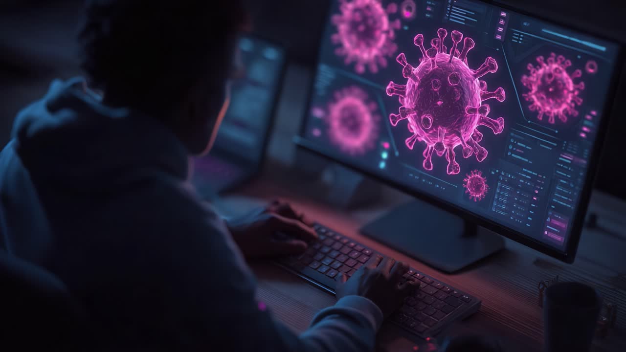 Analyzing Viral Data: A Deep Dive into COVID-19 Visualization on Computer Screens through Digital Analytics and Research