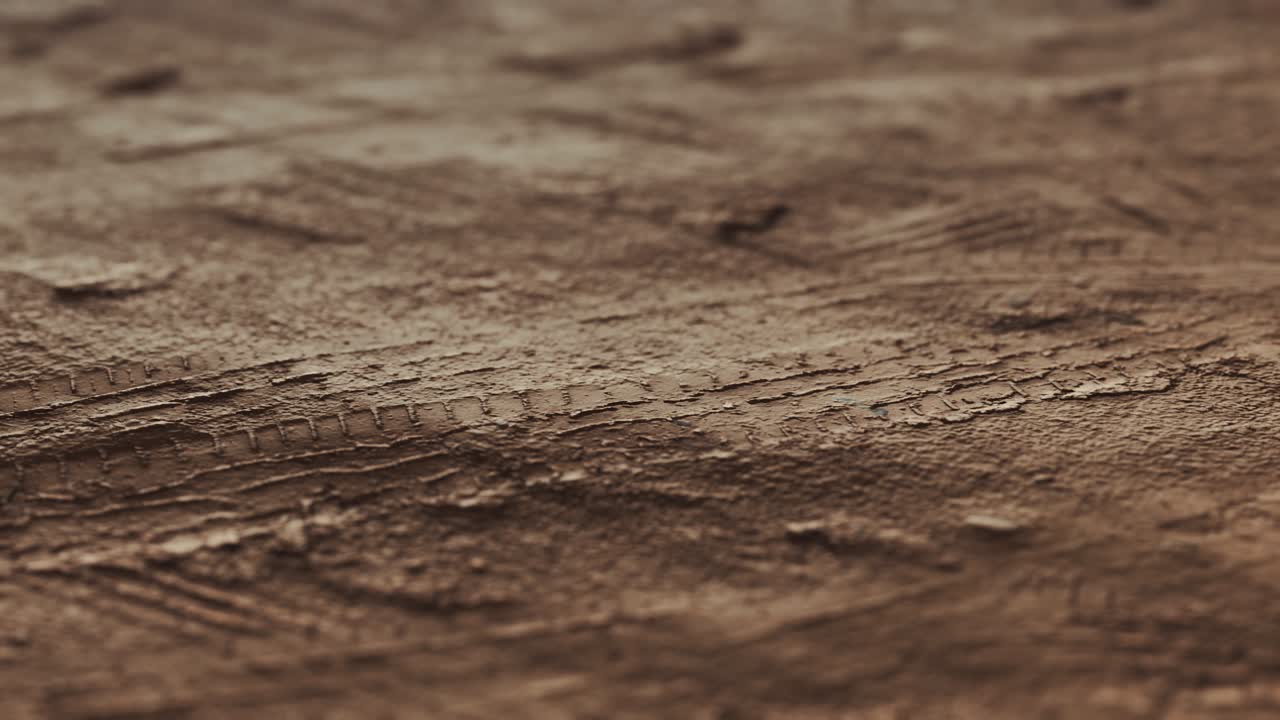 cierre de una carretera de tierra sucia