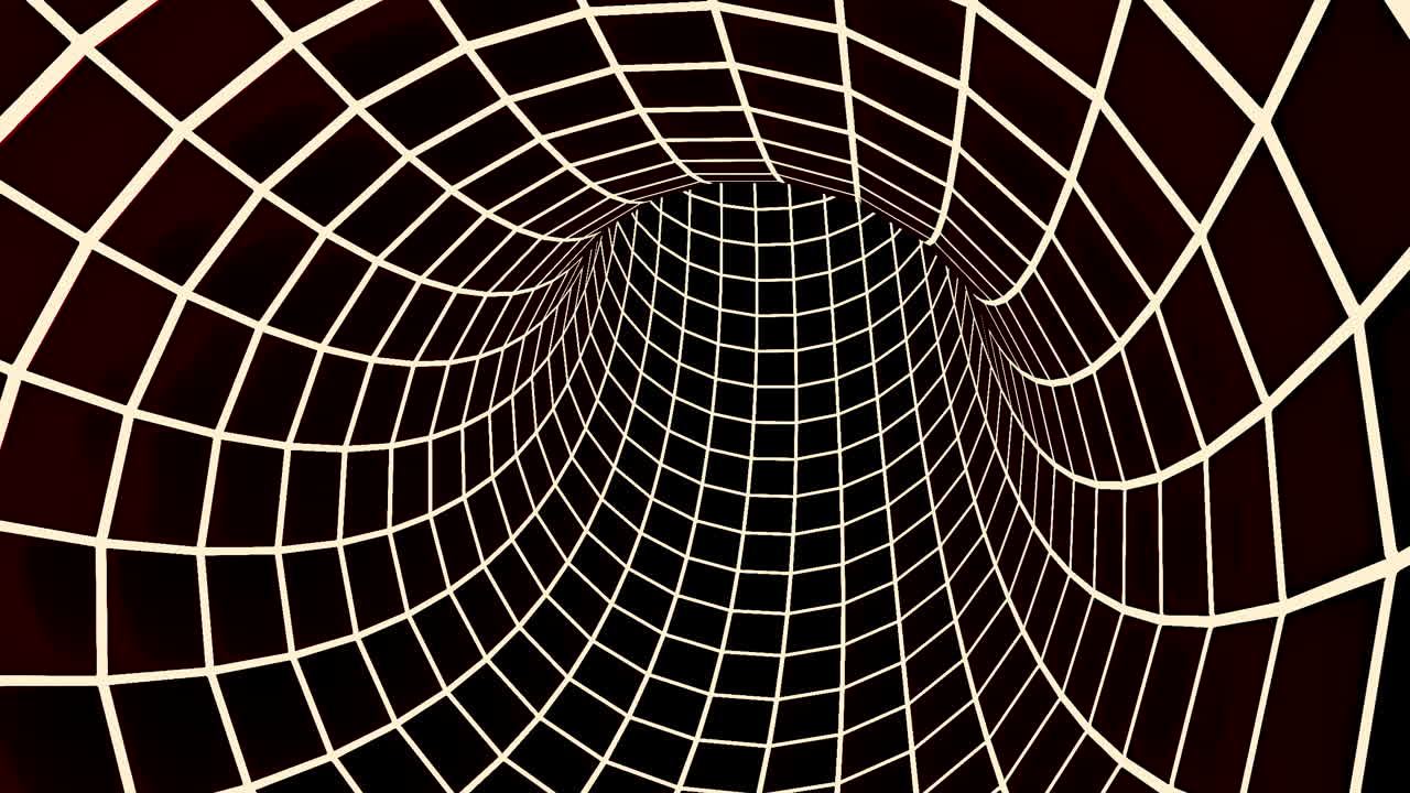 túnel de cuadrícula abstracta