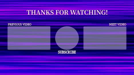 line gradation end card ending screen motion graphics