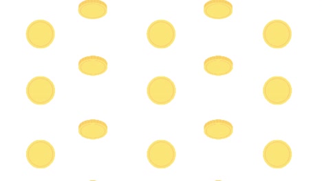 animated background with money falling down (dot picture style)