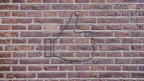 signo de corazón de neón en la pared de ladrillo 4k