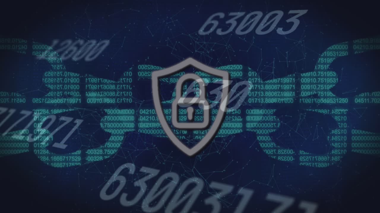 Animation of white text start with changing with covid stripes on dark background