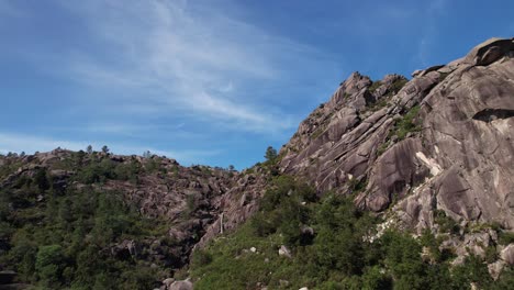 vista aérea de la naturaleza de la montaña