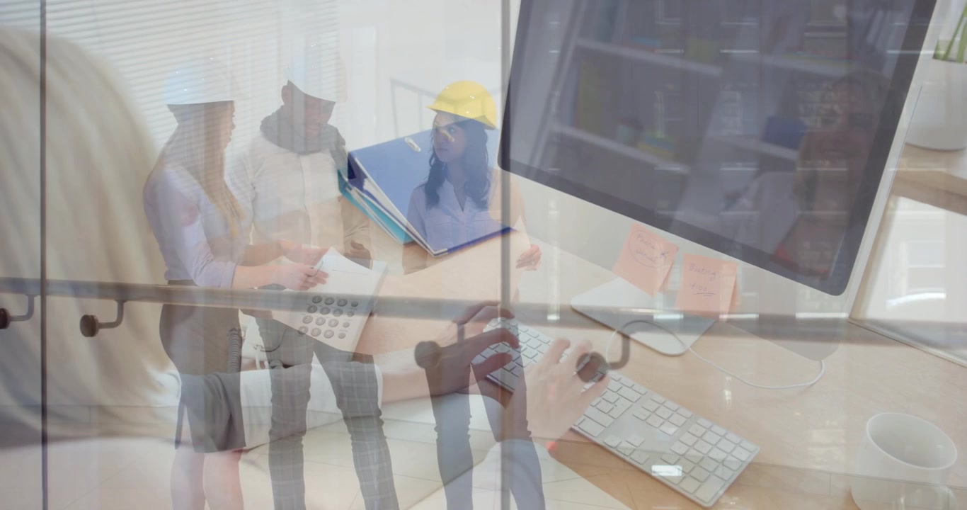 Double Exposure of Office Workers and Construction Professionals Collaborating