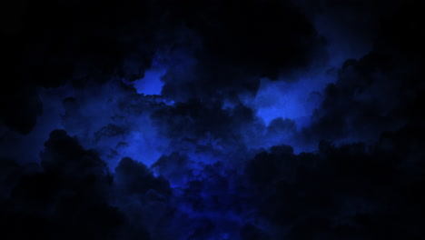 el cautivador cielo azul oscuro con nubes serenas