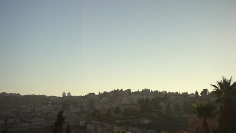 view from southern steps israel sunset