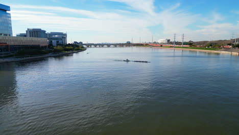 water sports taking place on tempe town lake located in tempe arizona just outside of phoenix