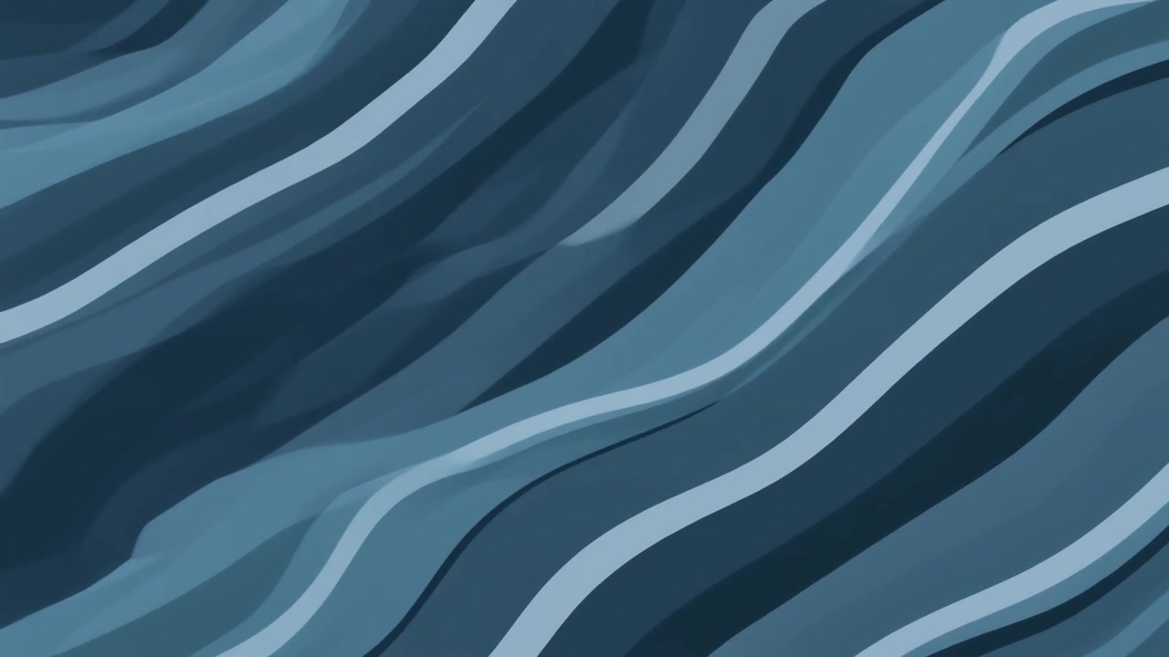 Abstract Motion Background with Flowing Blue Waves