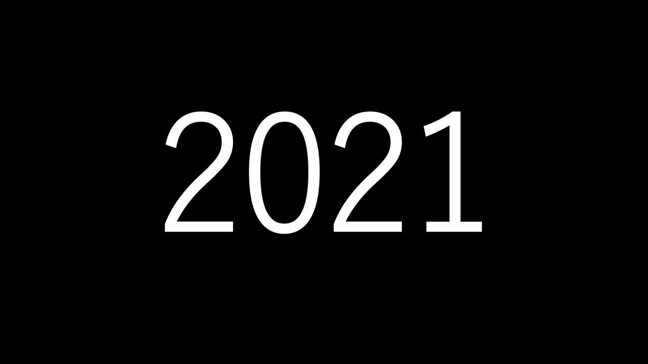 2021 animación de texto gráficos de movimiento