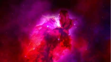 forma de galaxia rosa abstracta en el fondo de la obra de arte espacial