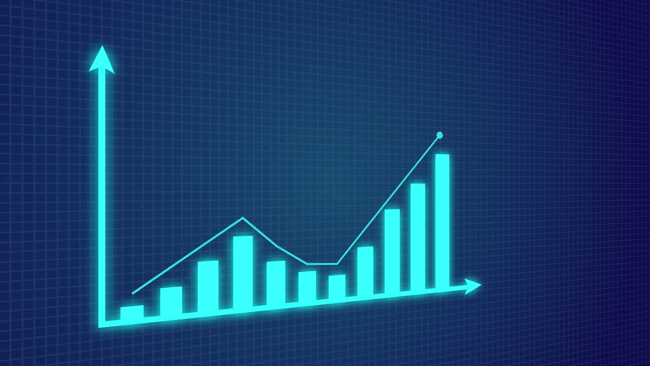 Animated Digital Business Growth Charts