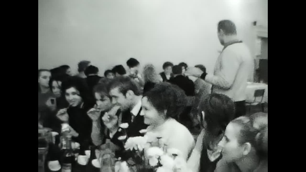 Incontro sociale o riunione negli anni '60