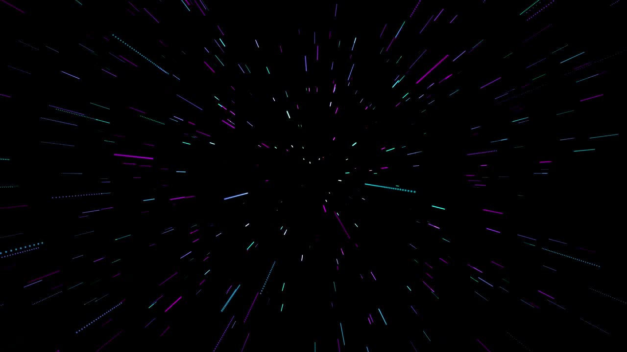 Tunnel Particles Video Abstract Background