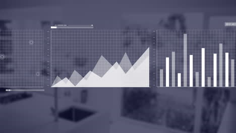 Animation-Von-Statistiken-Und-Datenverarbeitung-über-Büro