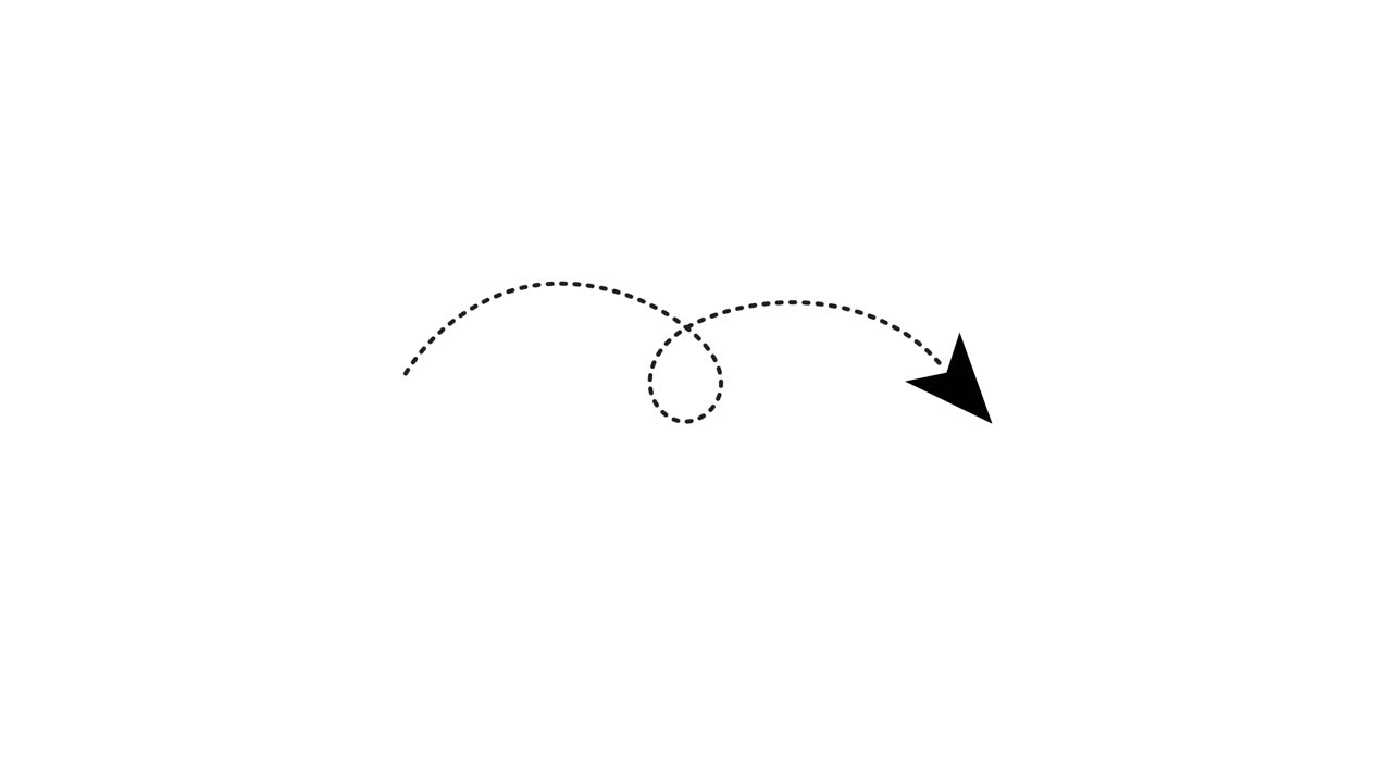 Dotted Arrow Illustration