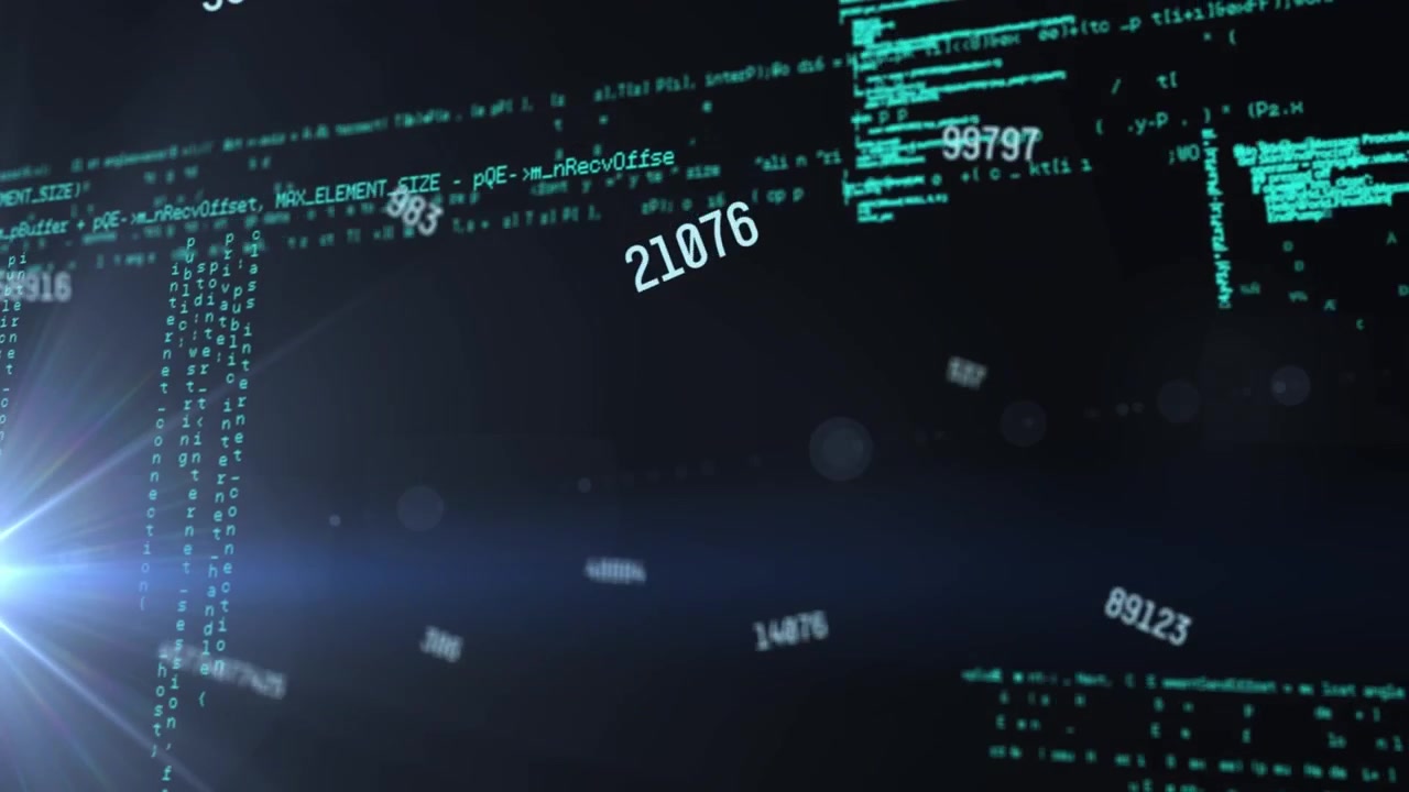 Digital Data Streams and Programming Code Background