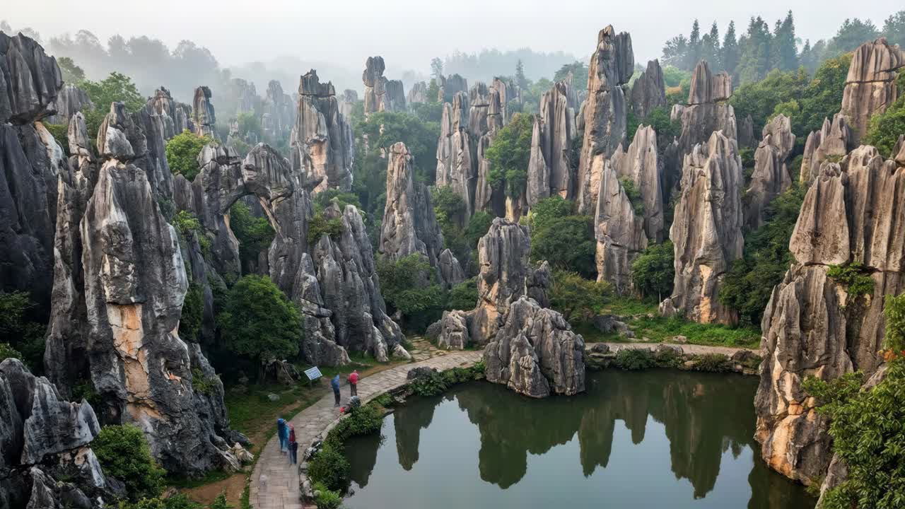 Rừng đá ở Vân Nam, Trung Quốc