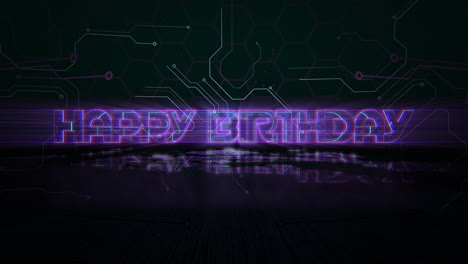 Happy-Birthday-with-neon-computer-motherboard