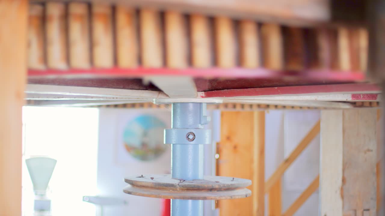 4k:一個歷史悠久的風車的旋轉輪