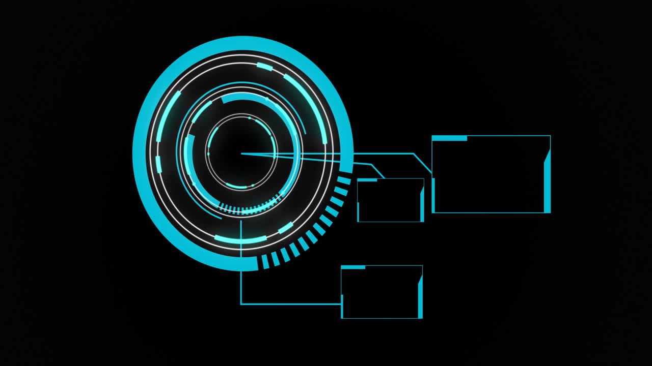 Animation of scope scanning and data processing