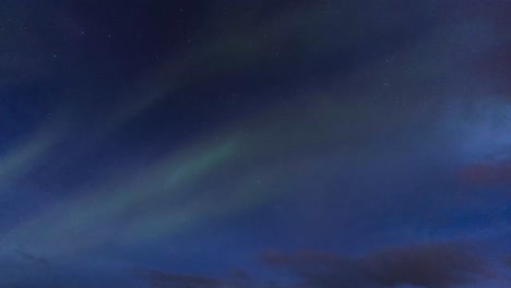 amazing view of aurora borealis in night sky