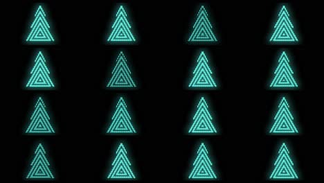 Neon-green-Christmas-trees-pattern