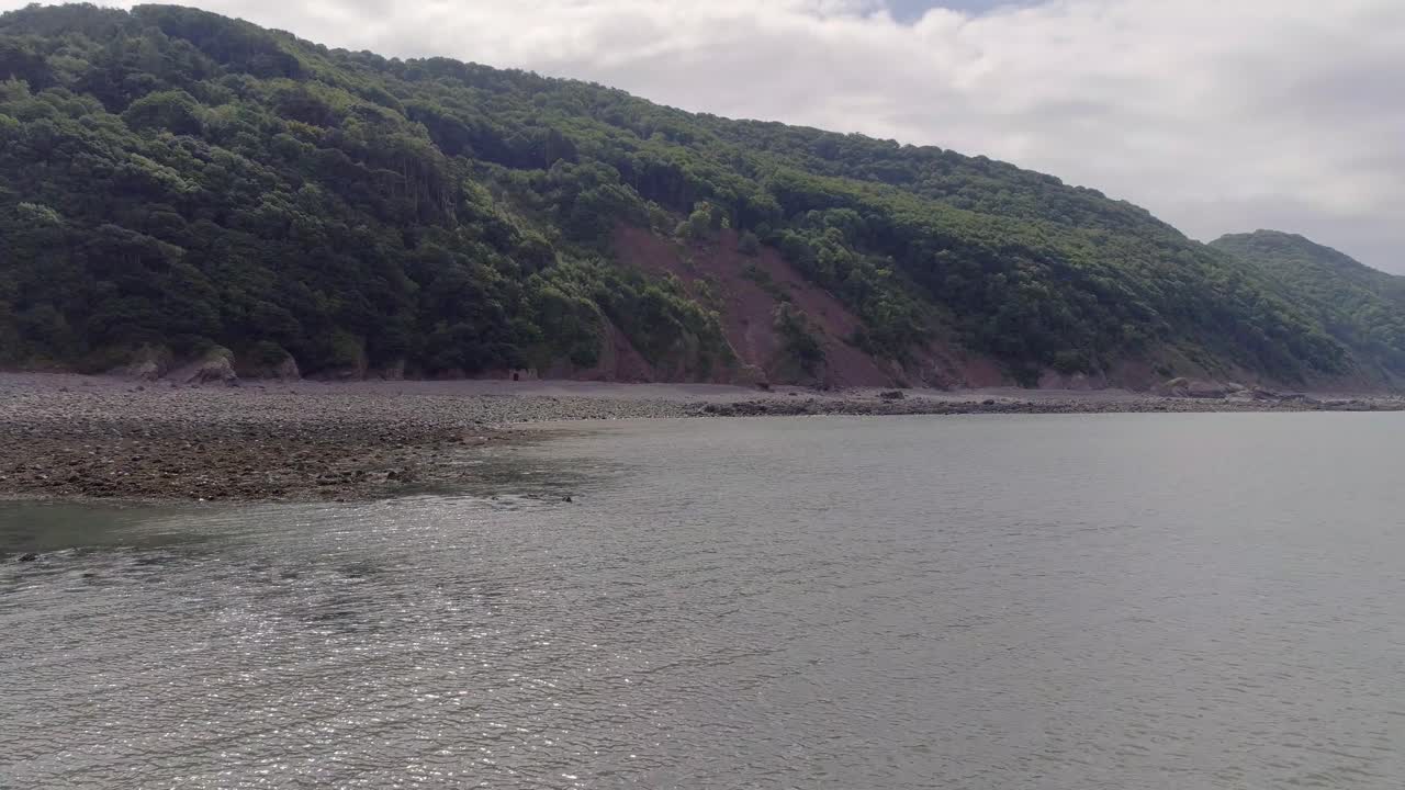 Coastal Landscape with Mountain and Sea