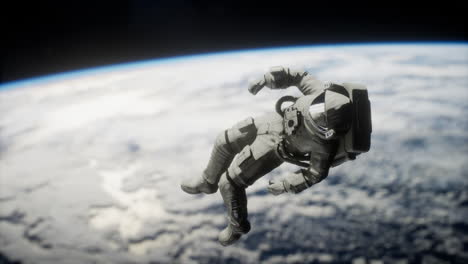 astronauta en el espacio exterior elementos de esta imagen proporcionada por la nasa