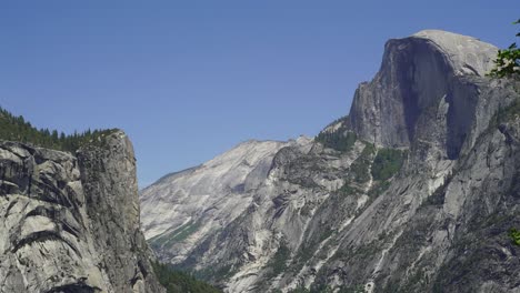 time lapse of half dome in yosemite