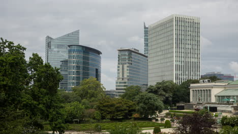 buildings in brussels skyline