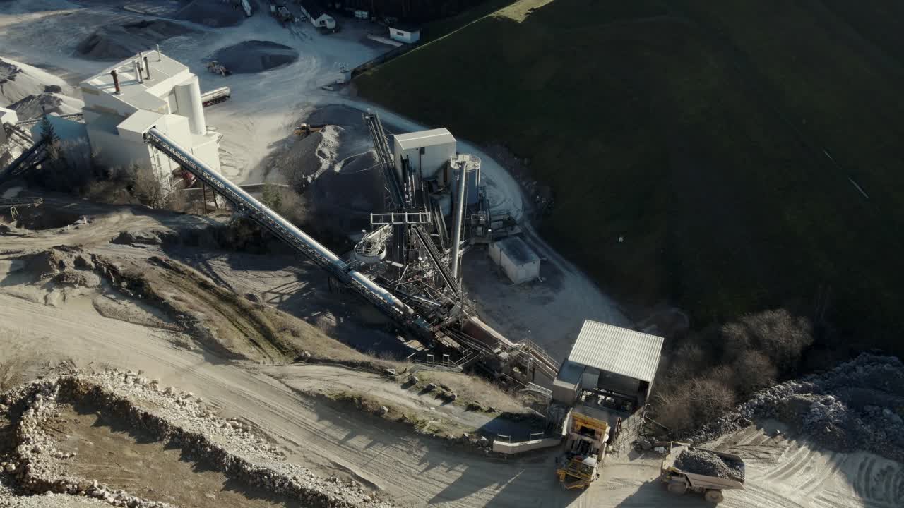 Processing Limestone in Germany: Conveyors, Heavy Equipment, and the Quarry to Kiln Processed limestone in Germany