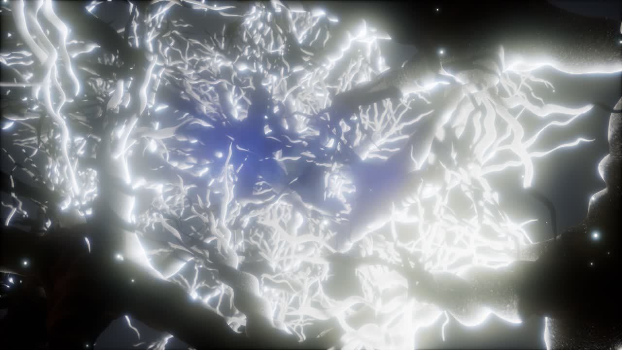 뇌 안의 신경 세포 네트워크를 통해 여행합니다.