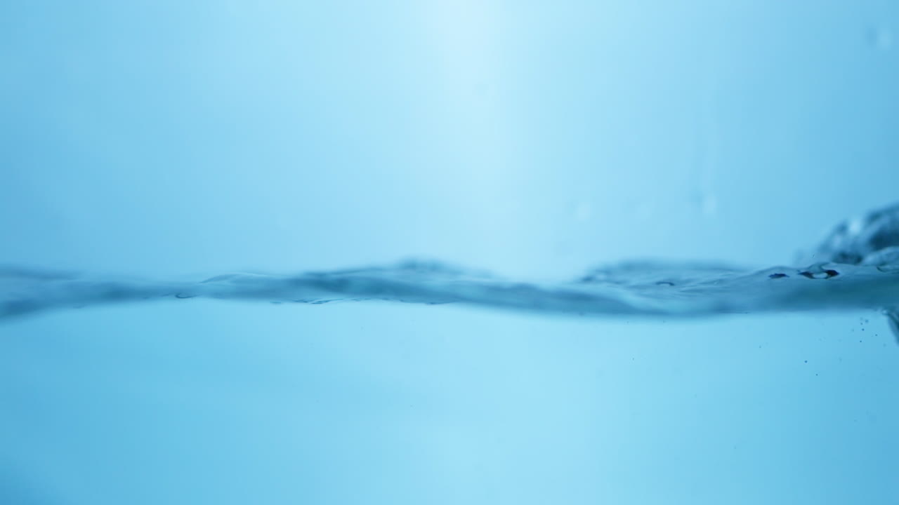 물 표면 느린 움직임 추상적인 배경