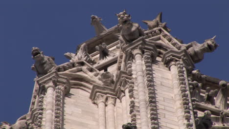 gargoyles on notredame
