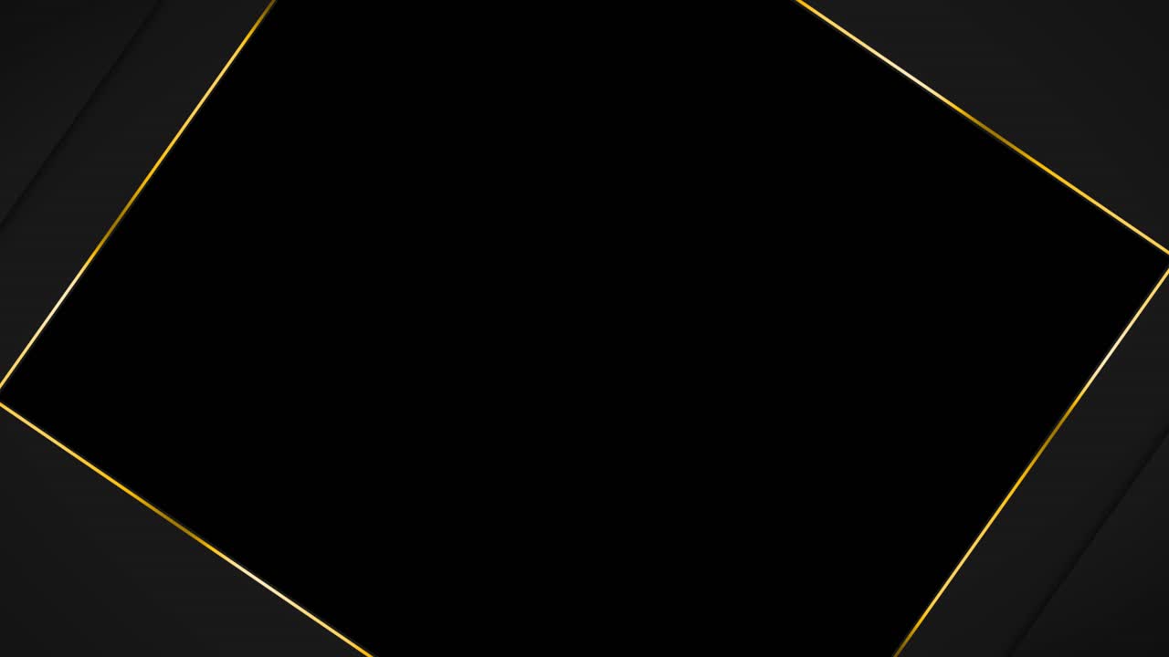 Abstract Black Background with Moving Golden Geometric Lines | Premium ...