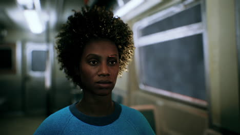 portrait of young black woman