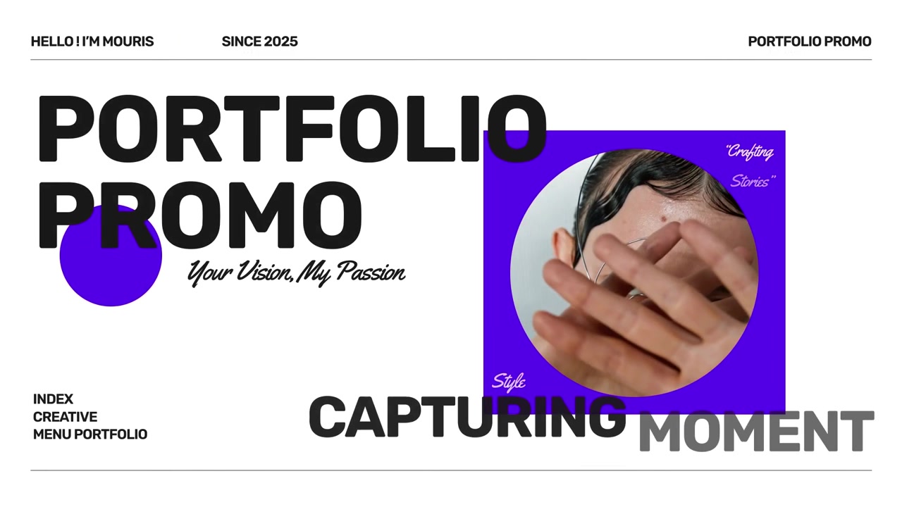 Introduzione promozionale al portfolio