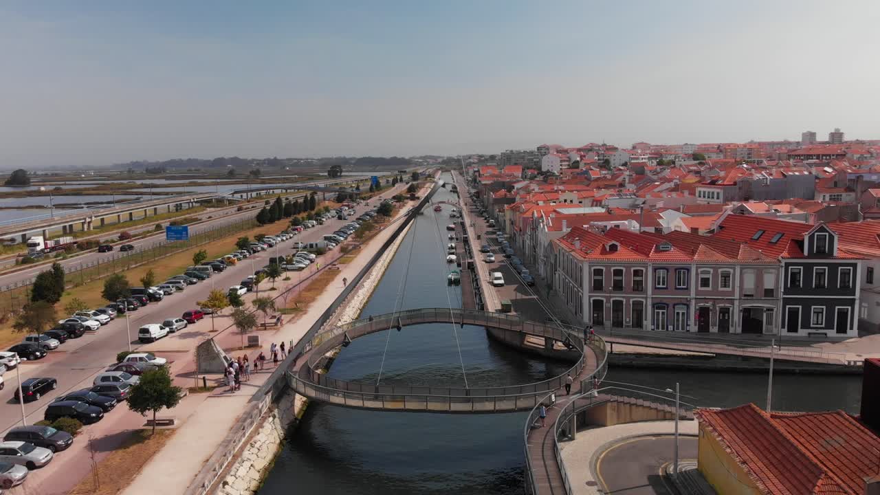 Canal central de Aveiro e area circostante, Portogallo