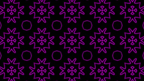 fondo de patrón sin costuras geométrico púrpura abstracto. rayas abstractas bucle de caleidoscopio. rápido psicodélico colorido fondo de kaleidoscopio vj. discoteca fondo de movimiento abstracto. efecto caleidoscope
