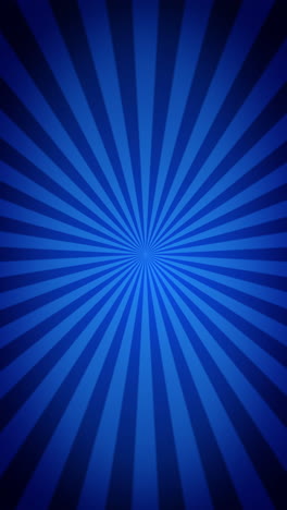 pop art rotate background. retro comic sunburst blue rays. radial lines. loop animation. vertical video.