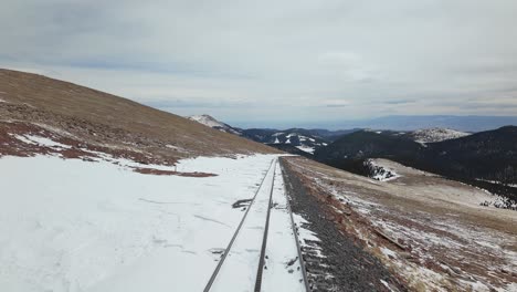 POV Of A Train At The Pikes Peak Cog Railway In Manitou Springs, Colorado, USA.