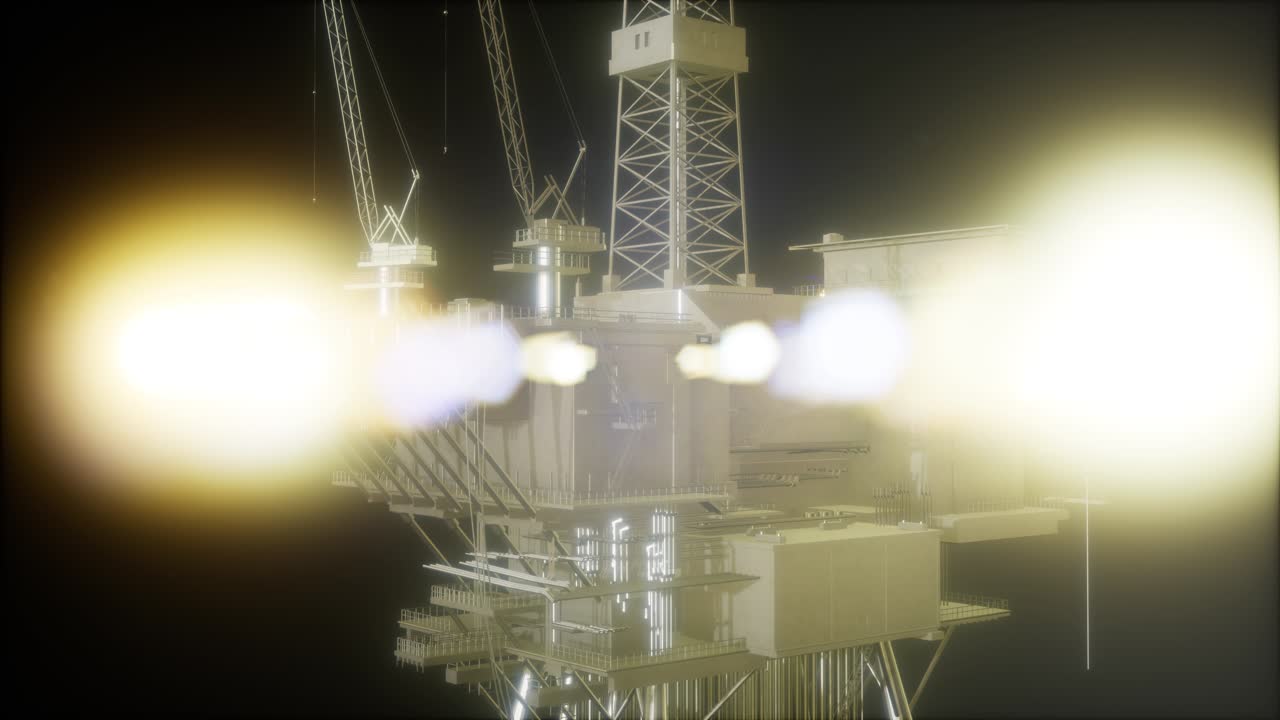 plataforma de petróleo y gas