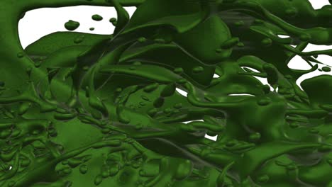 fantastic animation with abstract 3d object in slow motion, 4096x2304 loop 4k