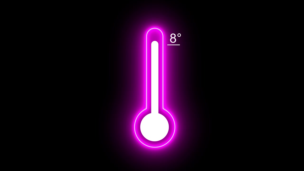 Thermometer showing temperature
